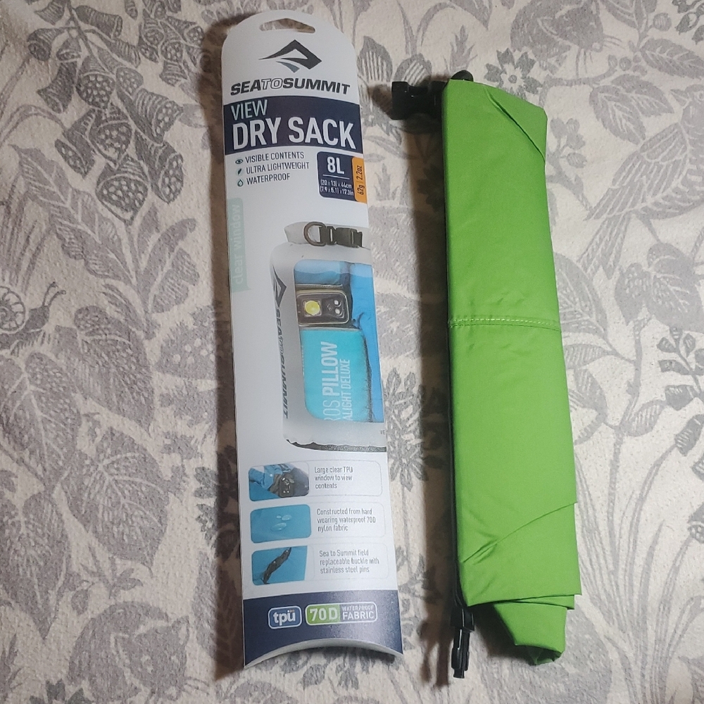 Sea to Summit 8 Liter View Green Dry Sack